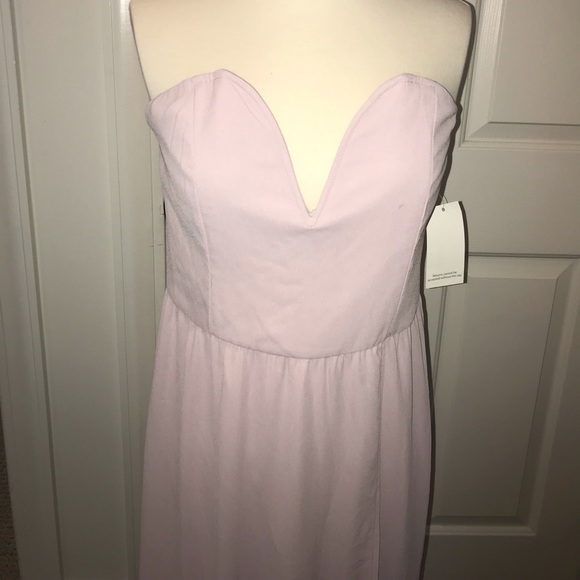 Tobi mauve strapless maxi dress - Picture 2 of 8